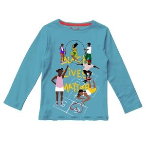 Piccolina Black Lives Matter Long Sleeve Short | Size 6